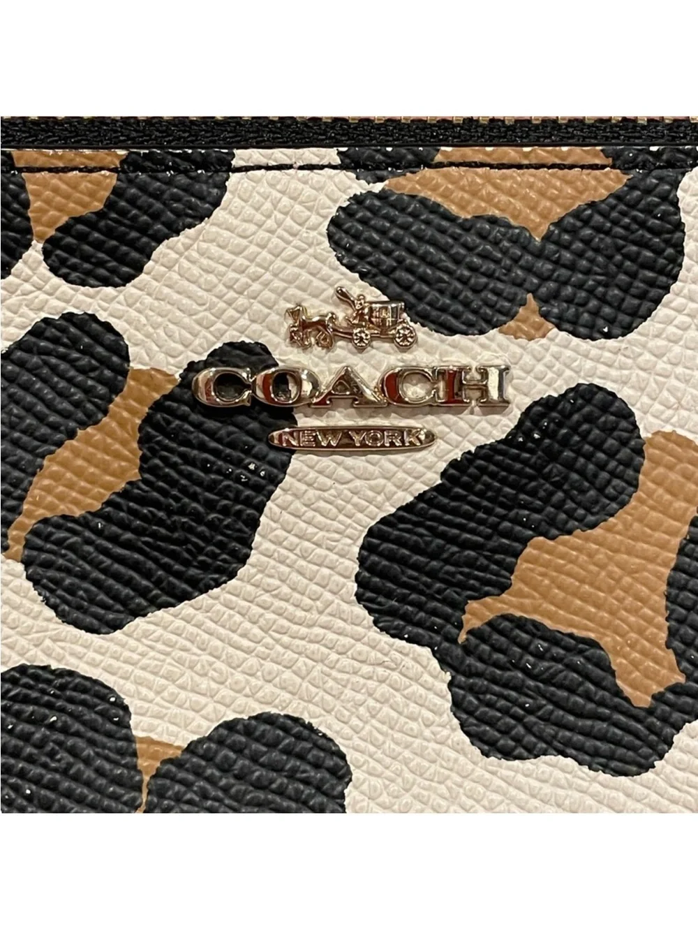 COACH Leopard Print Wristlet - Picture 8 of 12